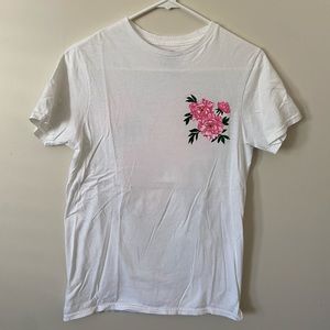 Mens t shirt with floral print